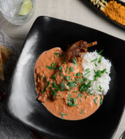 Tikka masala med kanin